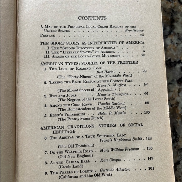 Antique Book Set with Lace Ribbon 1924 Century Readings and 1921 Short Stories - Picture 8 of 14